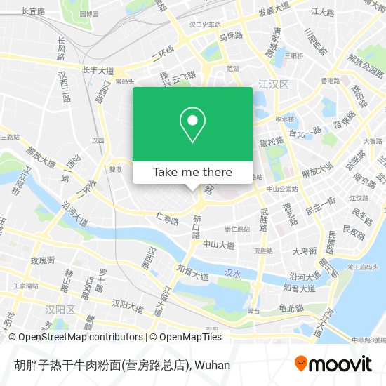 胡胖子热干牛肉粉面(营房路总店) map