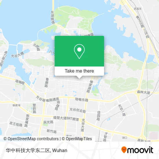 华中科技大学东二区 map