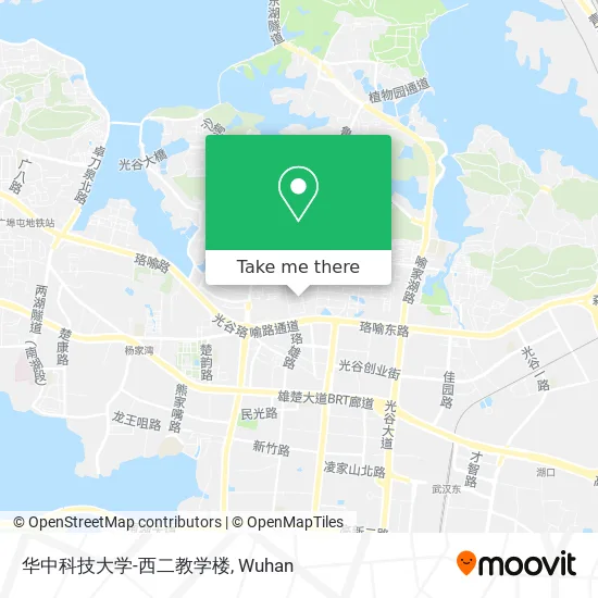 华中科技大学-西二教学楼 map