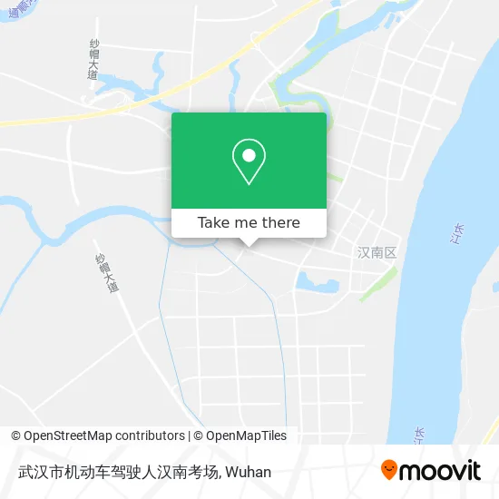 武汉市机动车驾驶人汉南考场 map