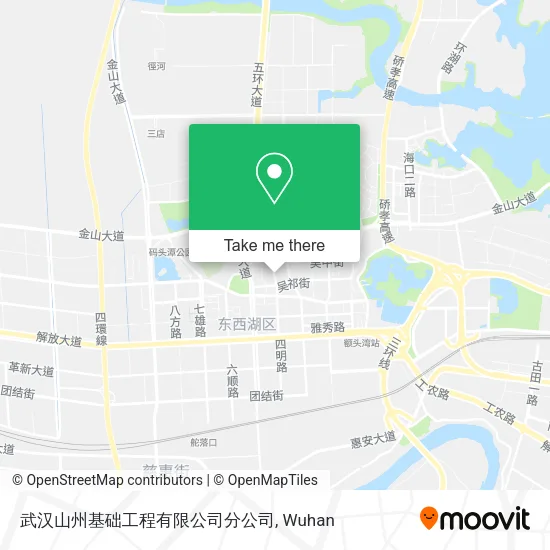 武汉山州基础工程有限公司分公司 map