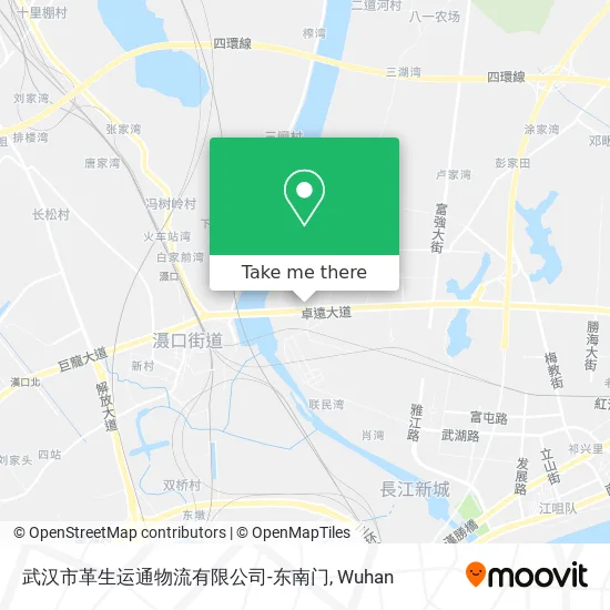 武汉市革生运通物流有限公司-东南门 map