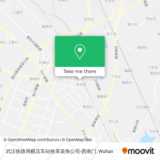武汉铁路局横店车站铁革装饰公司-西南门 map