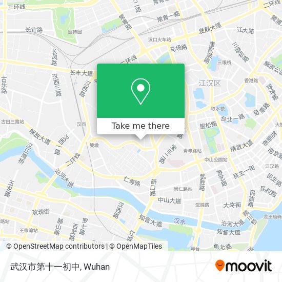 武汉市第十一初中 map