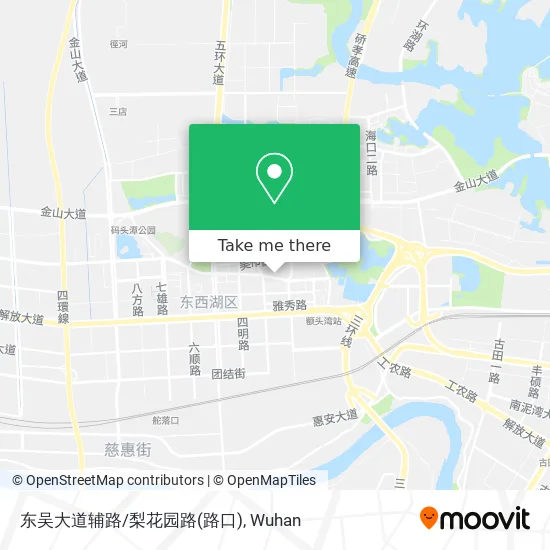东吴大道辅路/梨花园路(路口) map