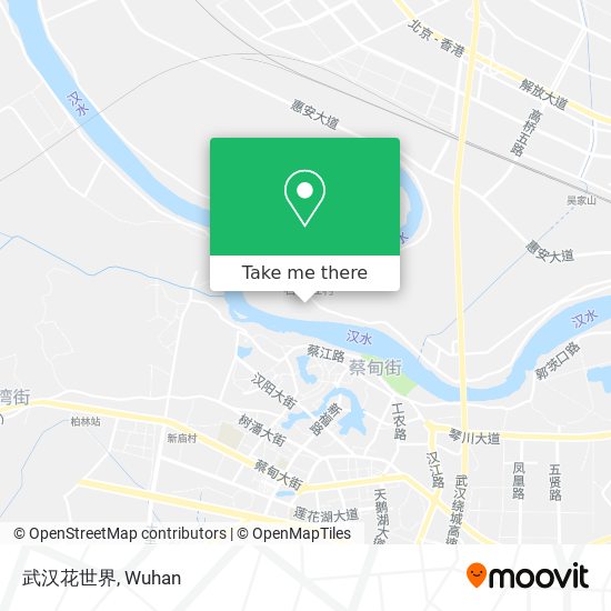 武汉花世界 map