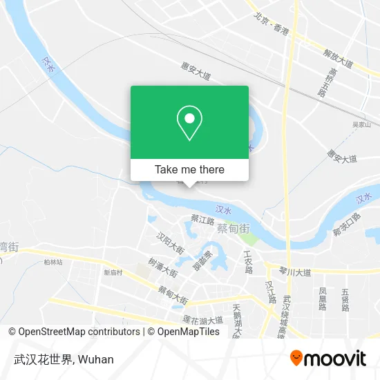 武汉花世界 map