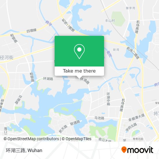 环湖三路 map