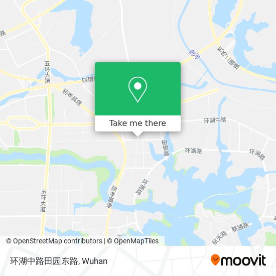 环湖中路田园东路 map