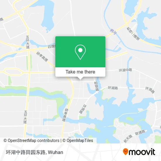 环湖中路田园东路 map