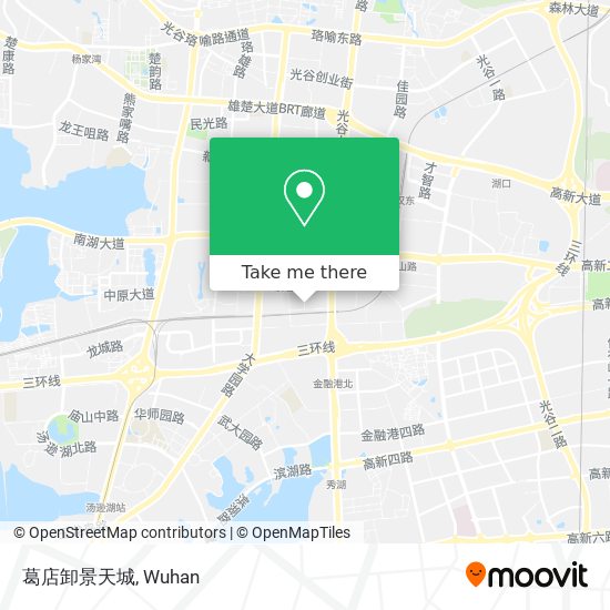 葛店卸景天城 map
