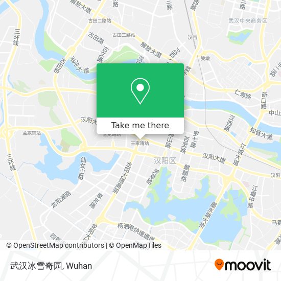 武汉冰雪奇园 map