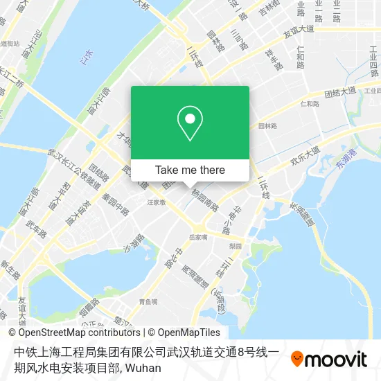 中铁上海工程局集团有限公司武汉轨道交通8号线一期风水电安装项目部 map