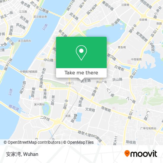 安家湾 map