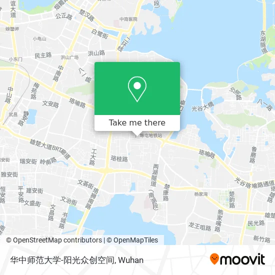华中师范大学-阳光众创空间 map