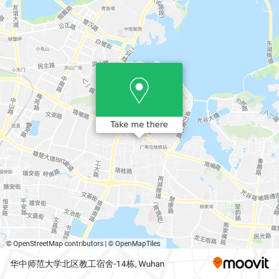华中师范大学北区教工宿舍-14栋 map