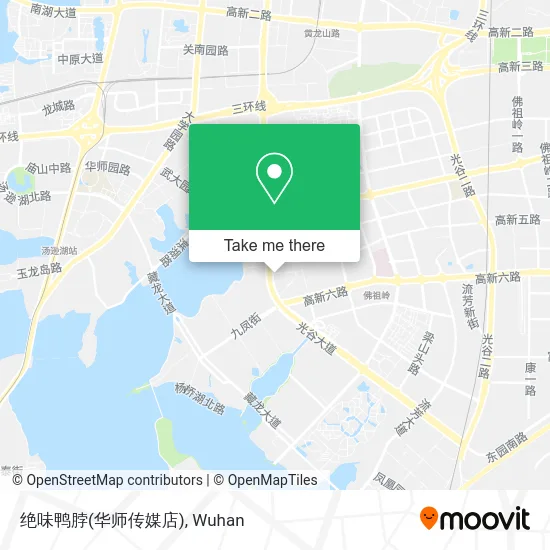 绝味鸭脖(华师传媒店) map