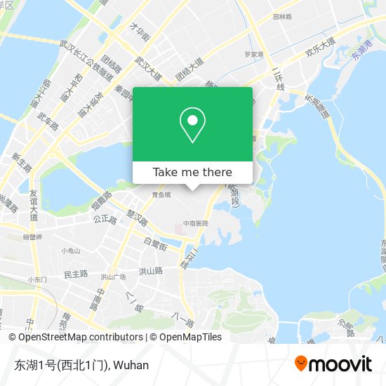 东湖1号(西北1门) map