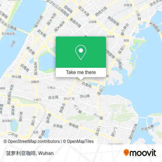 菠萝利亚咖啡 map