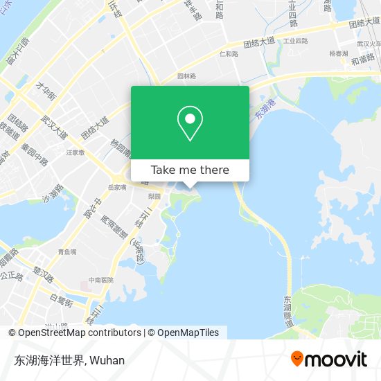 东湖海洋世界 map