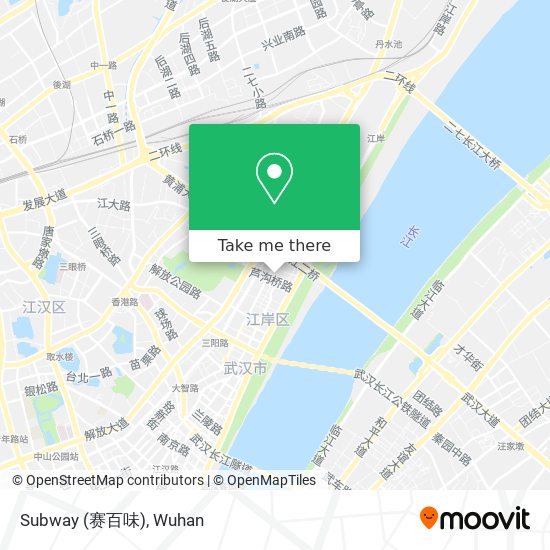 Subway (赛百味) map