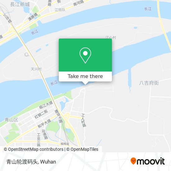 青山轮渡码头 map