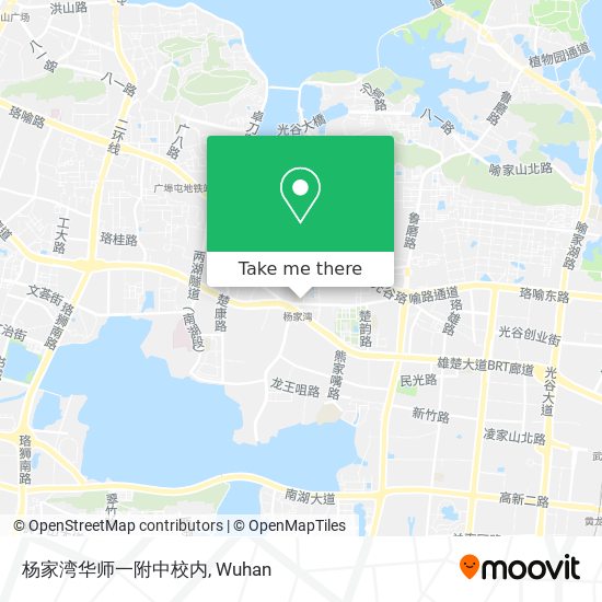 杨家湾华师一附中校内 map