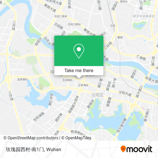 玫瑰园西村-南1门 map