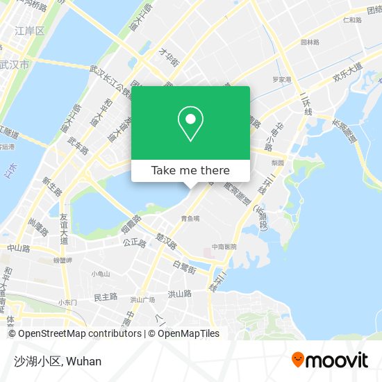 沙湖小区 map