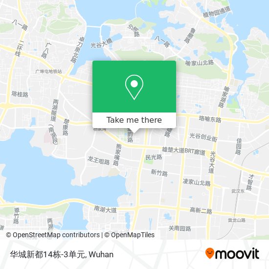 华城新都14栋-3单元 map