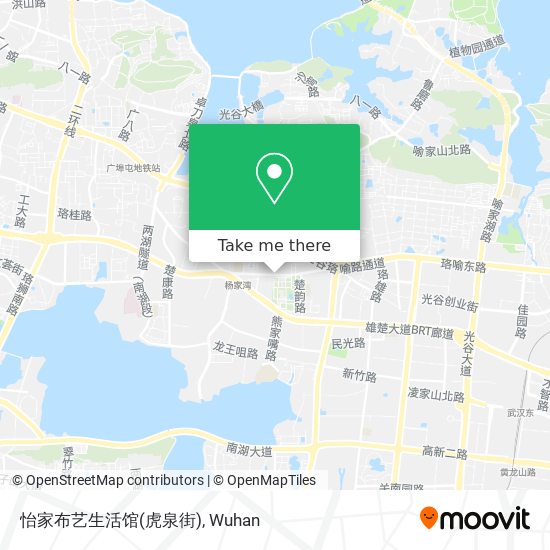 怡家布艺生活馆(虎泉街) map
