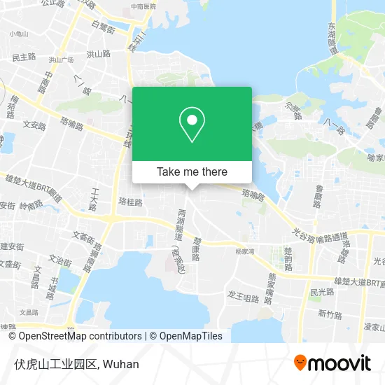 伏虎山工业园区 map