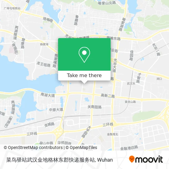 菜鸟驿站武汉金地格林东郡快递服务站 map