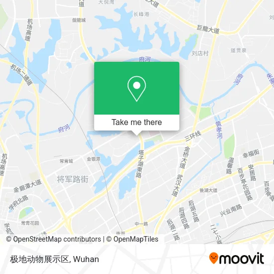 极地动物展示区 map