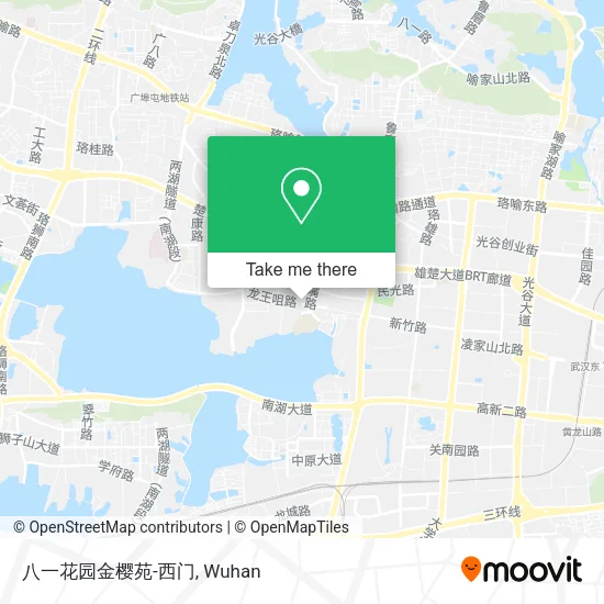 八一花园金樱苑-西门 map