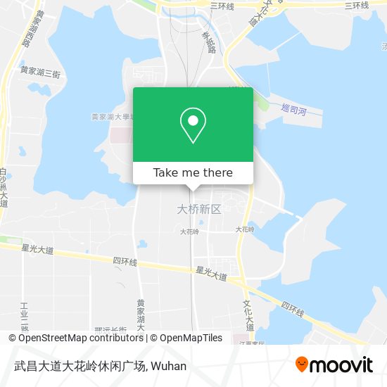 武昌大道大花岭休闲广场 map