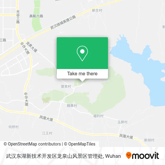 武汉东湖新技术开发区龙泉山风景区管理处 map