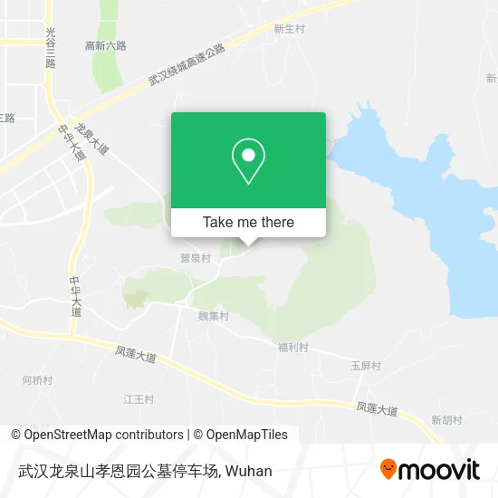 武汉龙泉山孝恩园公墓停车场 map