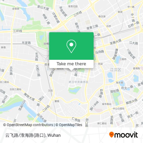 云飞路/淮海路(路口) map