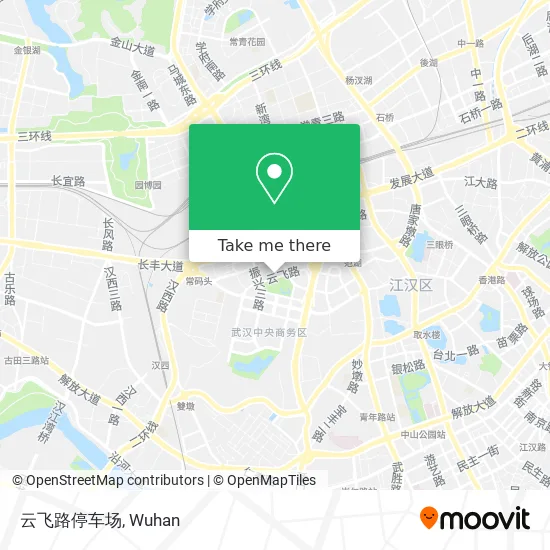 云飞路停车场 map