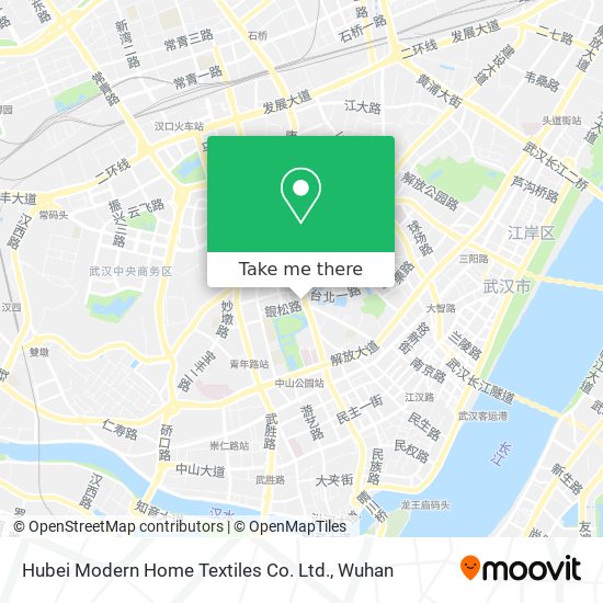 Hubei Modern Home Textiles Co. Ltd. map