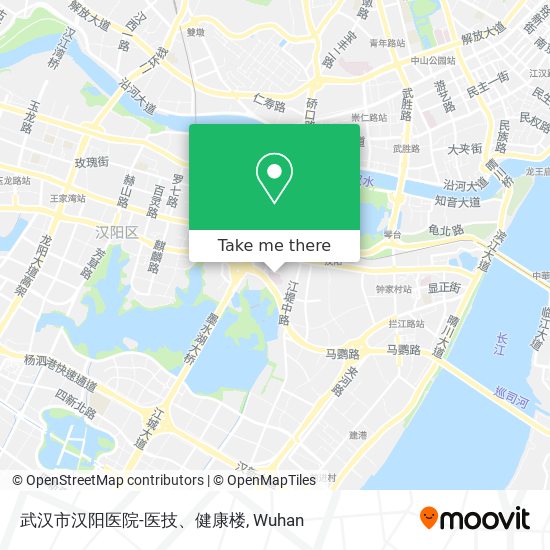 武汉市汉阳医院-医技、健康楼 map