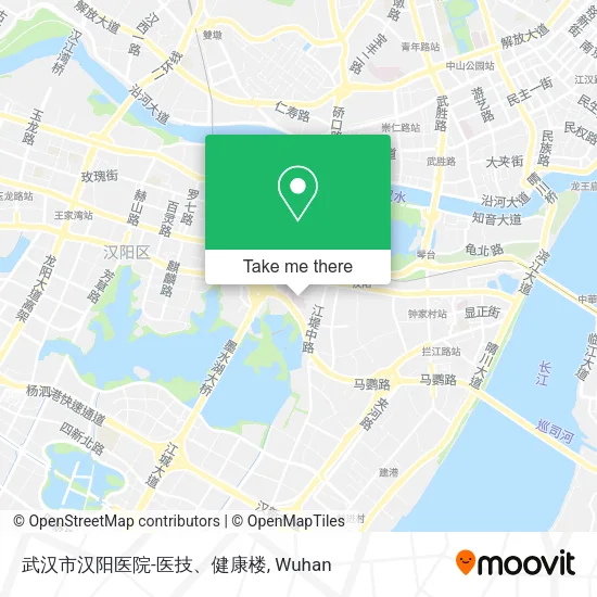 武汉市汉阳医院-医技、健康楼 map