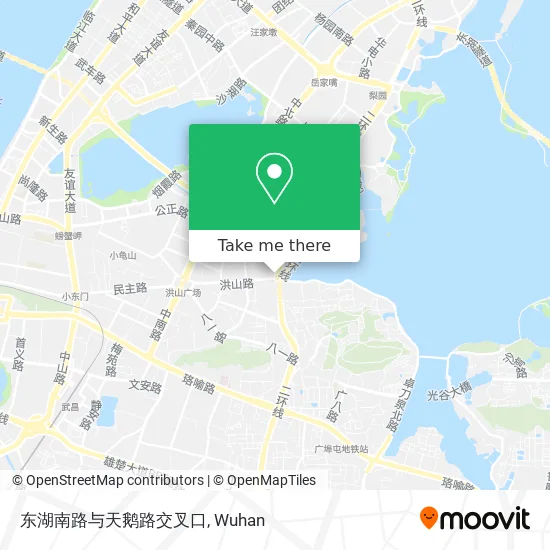 东湖南路与天鹅路交叉口 map