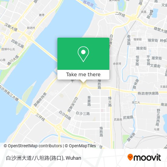 白沙洲大道/八坦路(路口) map
