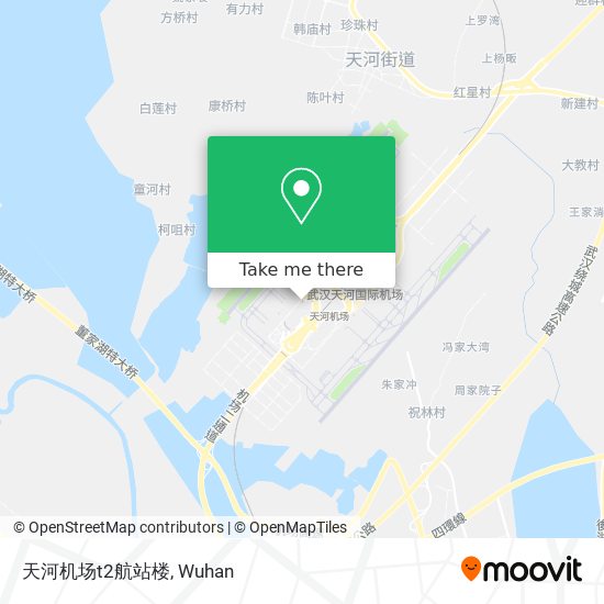 天河机场t2航站楼 map