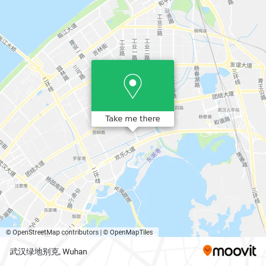 武汉绿地别克 map