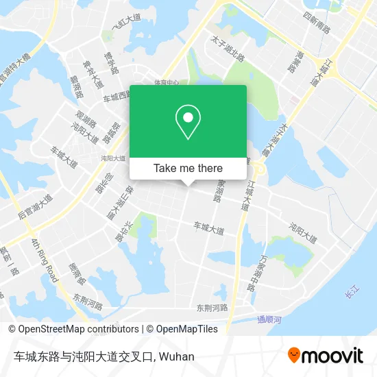 车城东路与沌阳大道交叉口 map