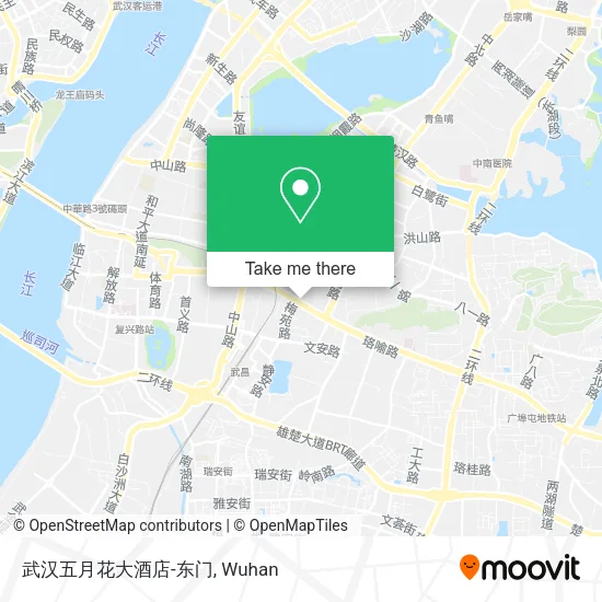 武汉五月花大酒店-东门 map