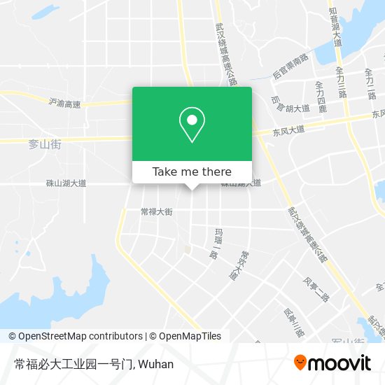 常福必大工业园一号门 map